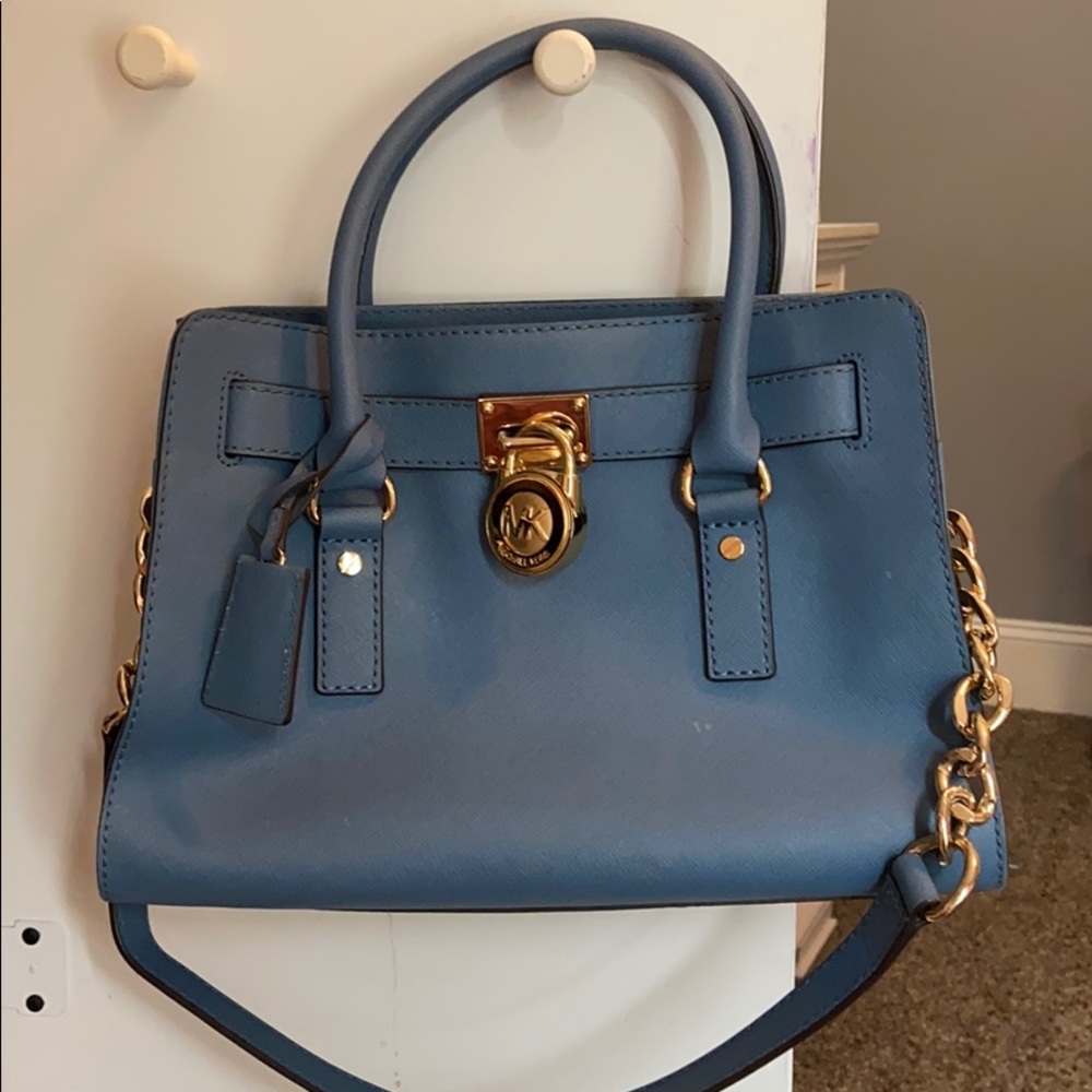 Michael Kors— Light blue handbag